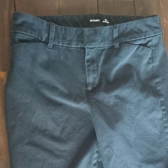 Old Navy Black Pixie Skinny Ankle Work Pant Women's Size 4 Tall Never-Fade - Picture 5 of 7